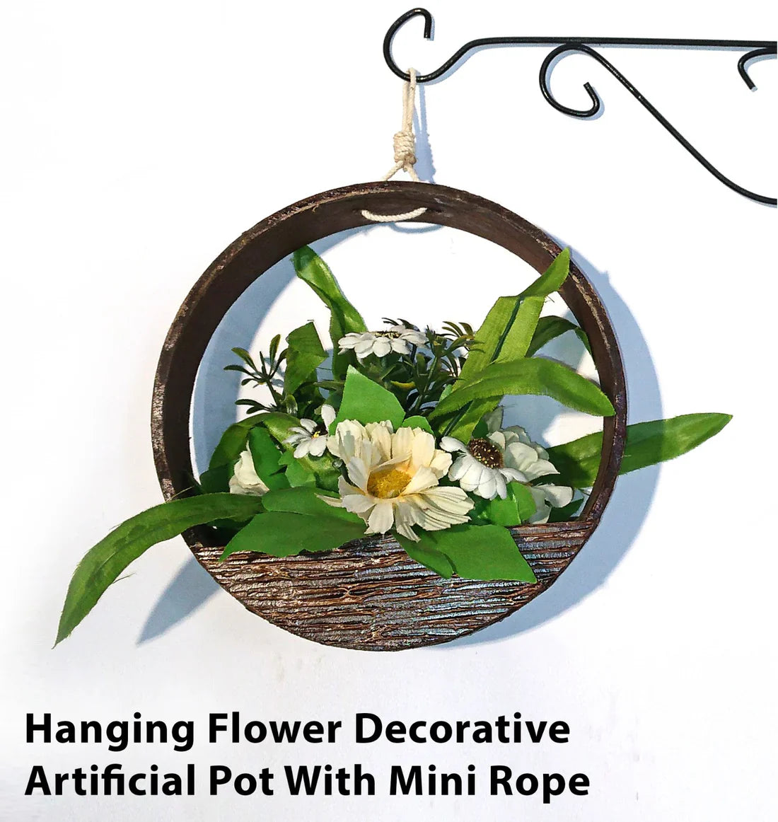 Flower Pot with Iron Stand