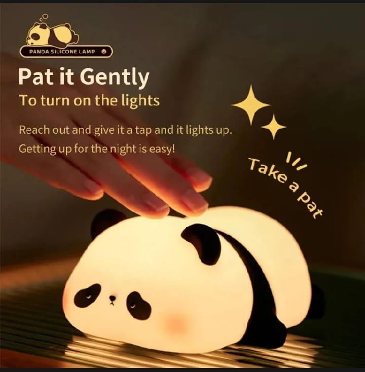 Panda Silicone Night Light Lamp