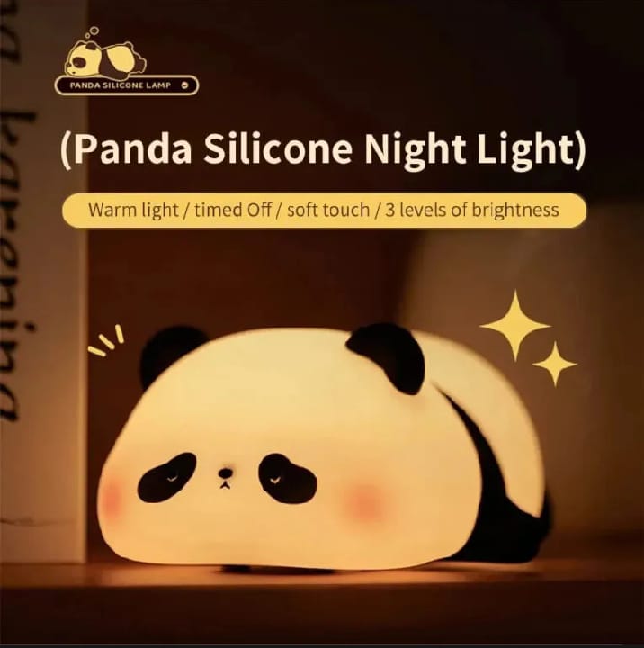 Panda Silicone Night Light Lamp