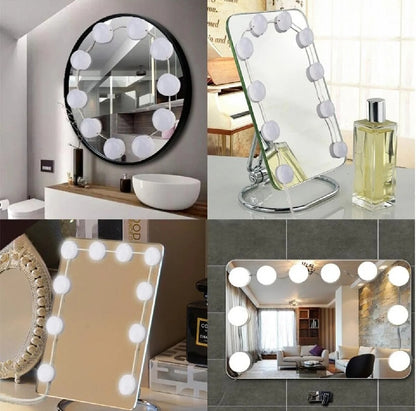 Vanity Mirror Light LED Bulbs for Makeup Mirror Stand (10 Bulbs)