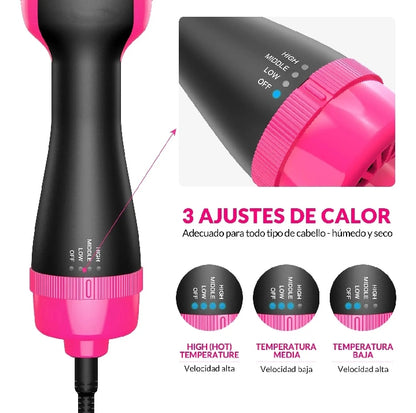 One Step 3 in 1 Hair Dryer & Styler| Hair Dryer brush| Hot Air Brush| Hair Straightener & Curler |Electric Hair Brush| Styling Tool for Women| Multifunctional Blow Dryer Styler Combo